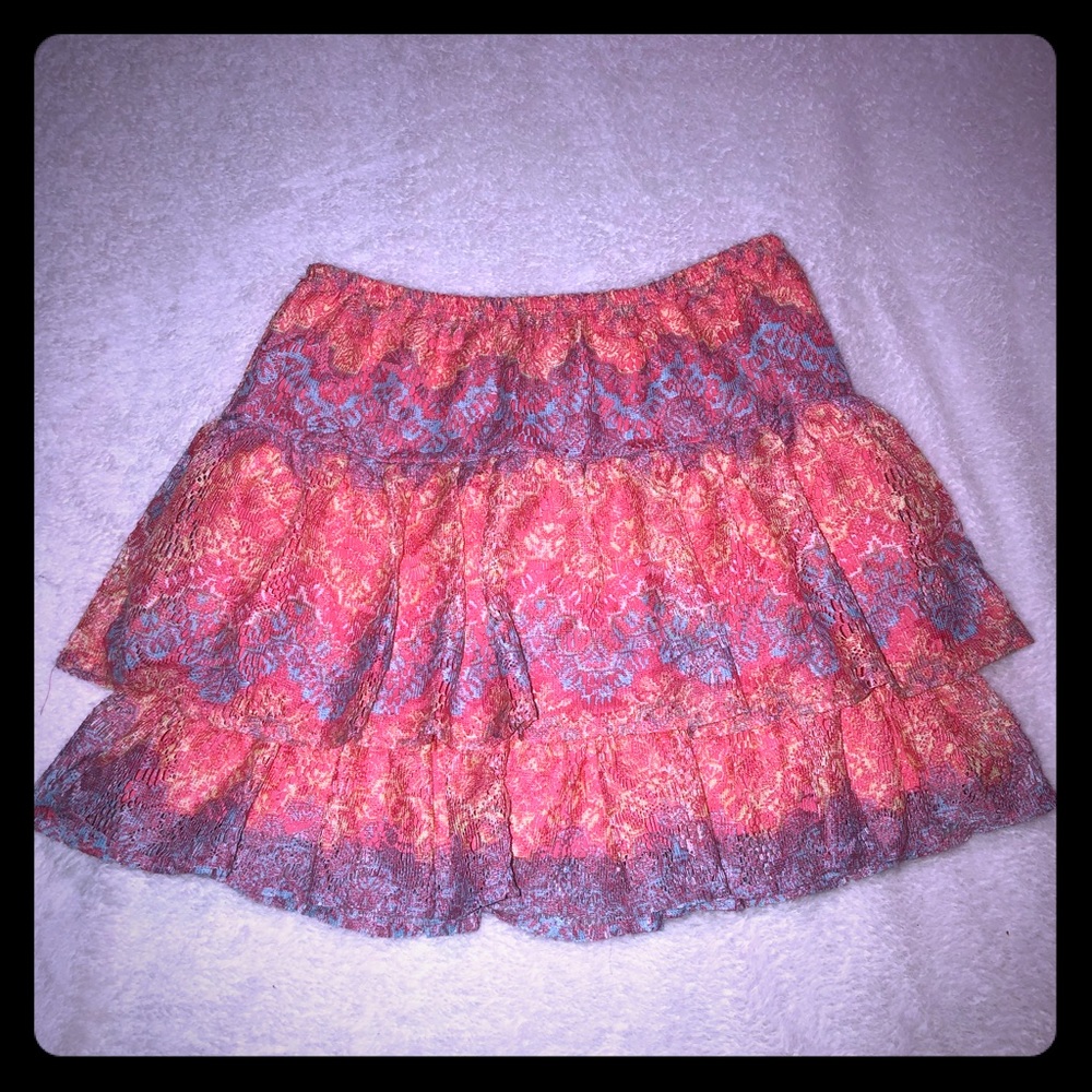 Girls ruffle skirt size XL 16
